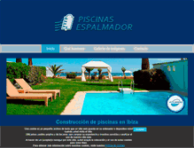 Tablet Screenshot of piscinasespalmador.com